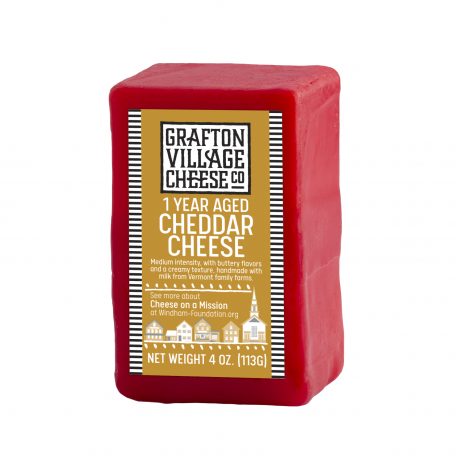 Grafton Village 1 Year Aged Vermont Raw Milk Cheddar Cheese