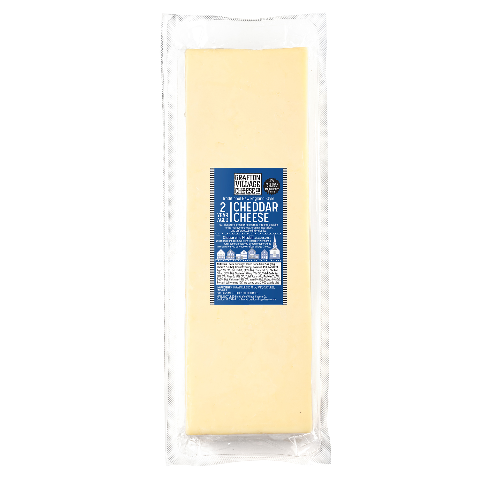 Wholesale 2 Year Aged Cheddar | Grafton Village Cheese